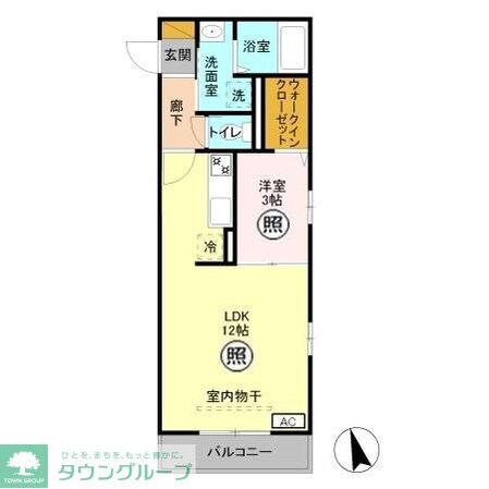 サンライズ上之の物件間取画像